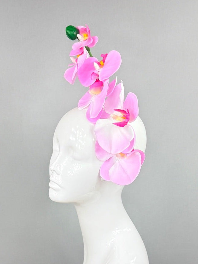 Kentucky Derby Fascinator Hat | Pink, White, and Green Headpiece | Derbyologie