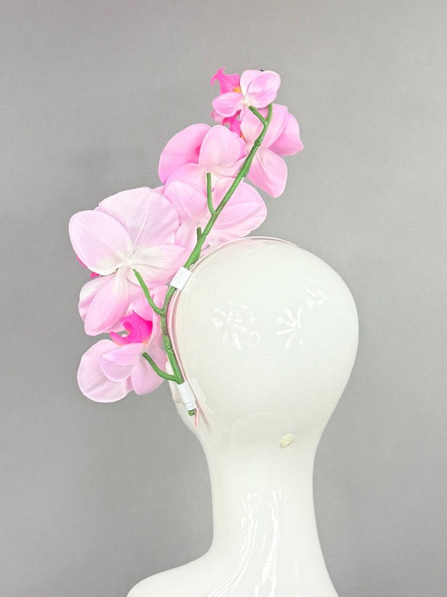 Kentucky Derby Fascinator Hat | Pink, White, and Green Headpiece | Derbyologie