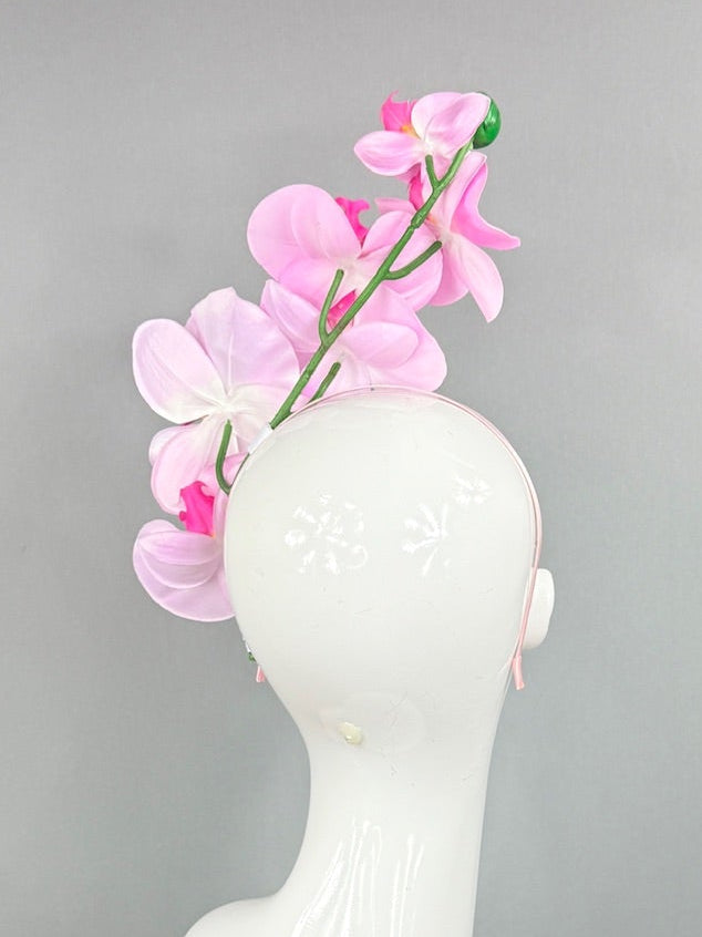 Kentucky Derby Fascinator Hat | Pink, White, and Green Headpiece | Derbyologie