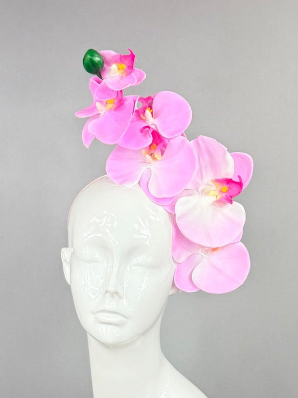 Kentucky Derby Fascinator Hat | Pink, White, and Green Headpiece | Derbyologie
