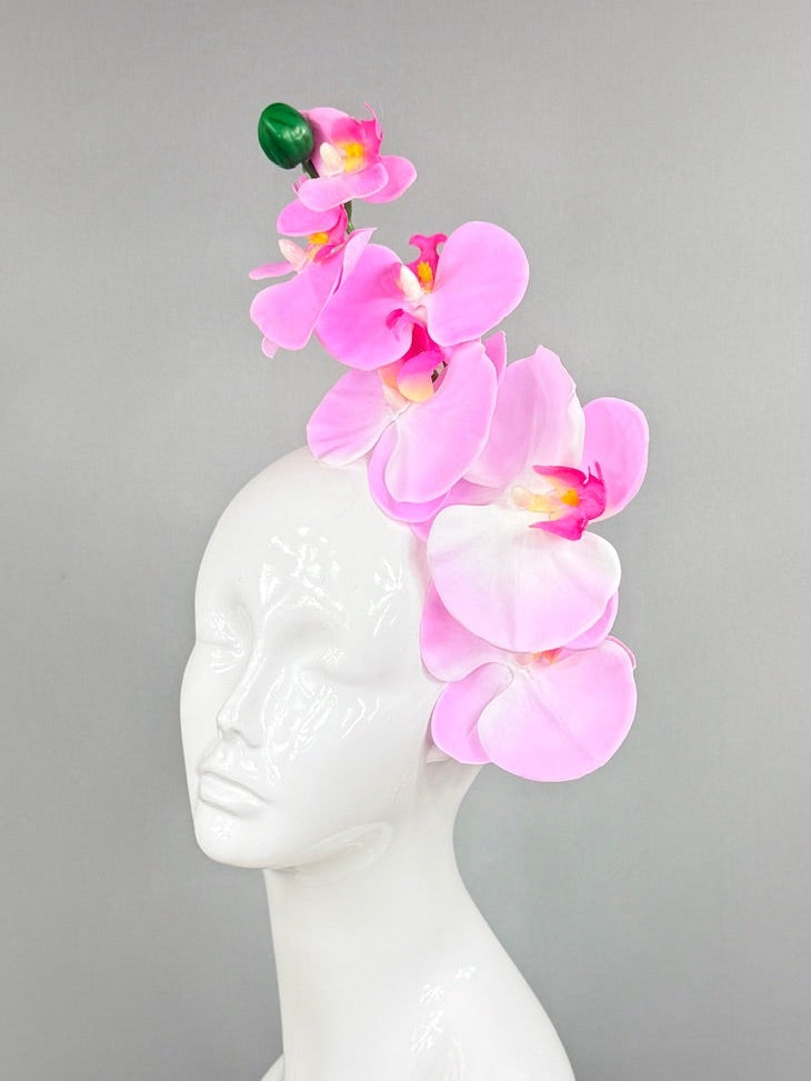 Kentucky Derby Fascinator Hat | Pink, White, and Green Headpiece | Derbyologie