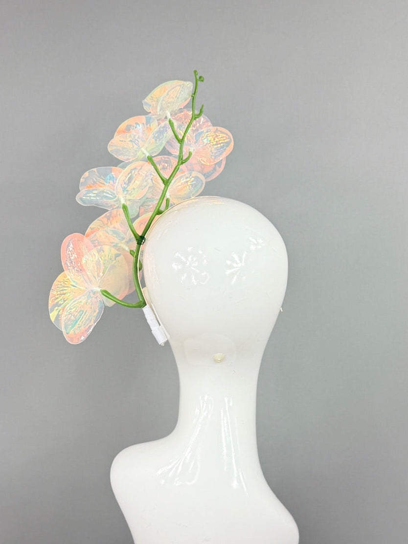 Kentucky Derby Fascinator Hat | Blue, White, and Gold Headpiece | Derbyologie