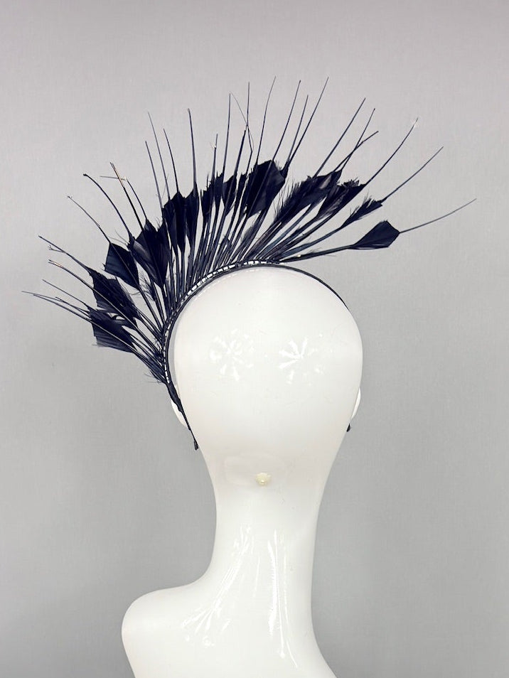 Kentucky Derby Fascinator Hat | Black Headpiece | Derbyologie