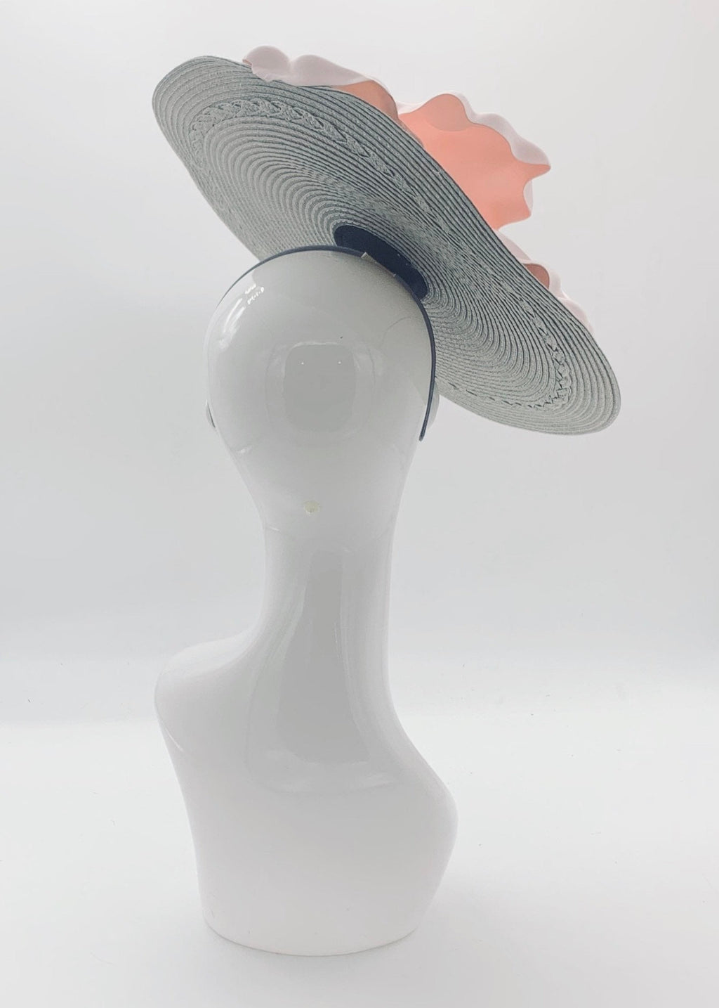 Kentucky derby hat, fascinator, floral headpiece, derby hat alternative (GOLD LINE)