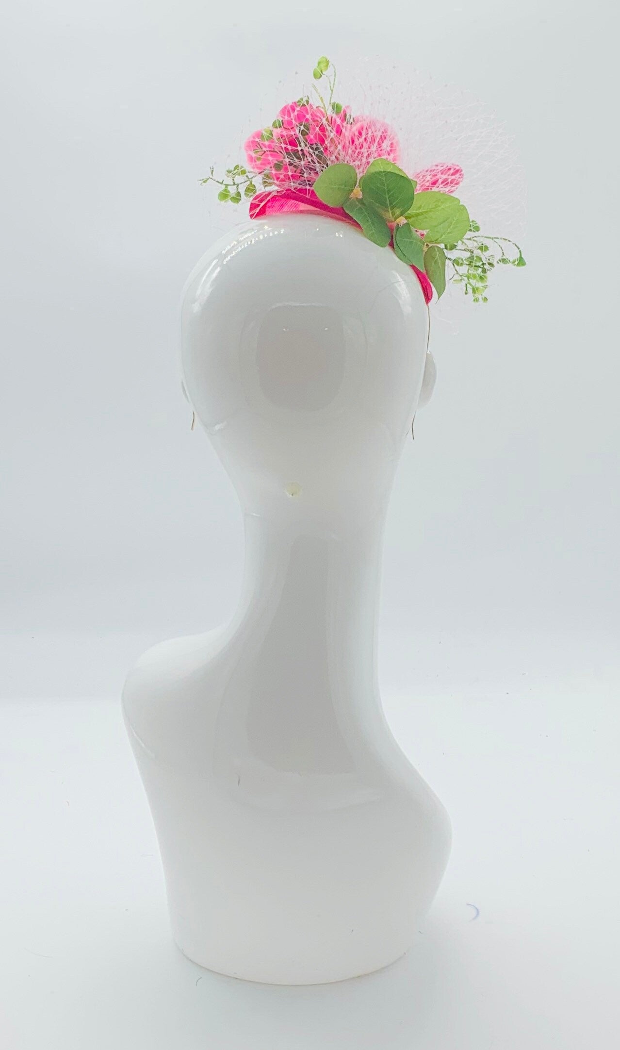 Kentucky derby hat, fascinator, floral headpiece, derby hat alternative, (GOLD LINE)