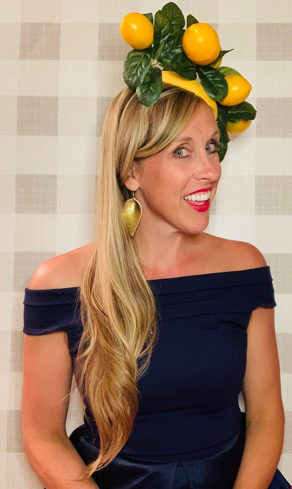 Kentucky derby hat, fascinator, floral headpiece, derby hat alternative (GOLD LINE)