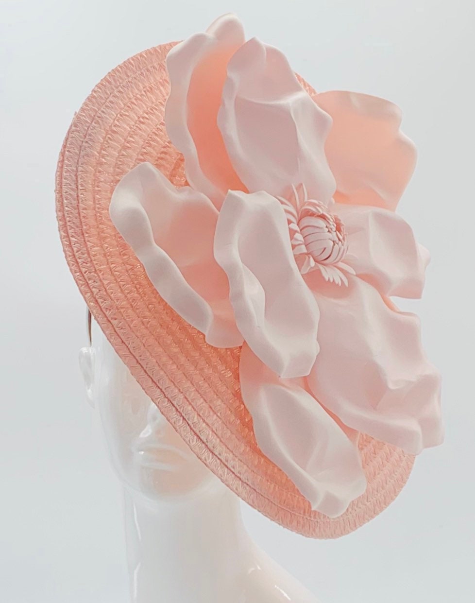 Kentucky derby hat, fascinator, floral headpiece, derby hat alternative (GOLD LINE)