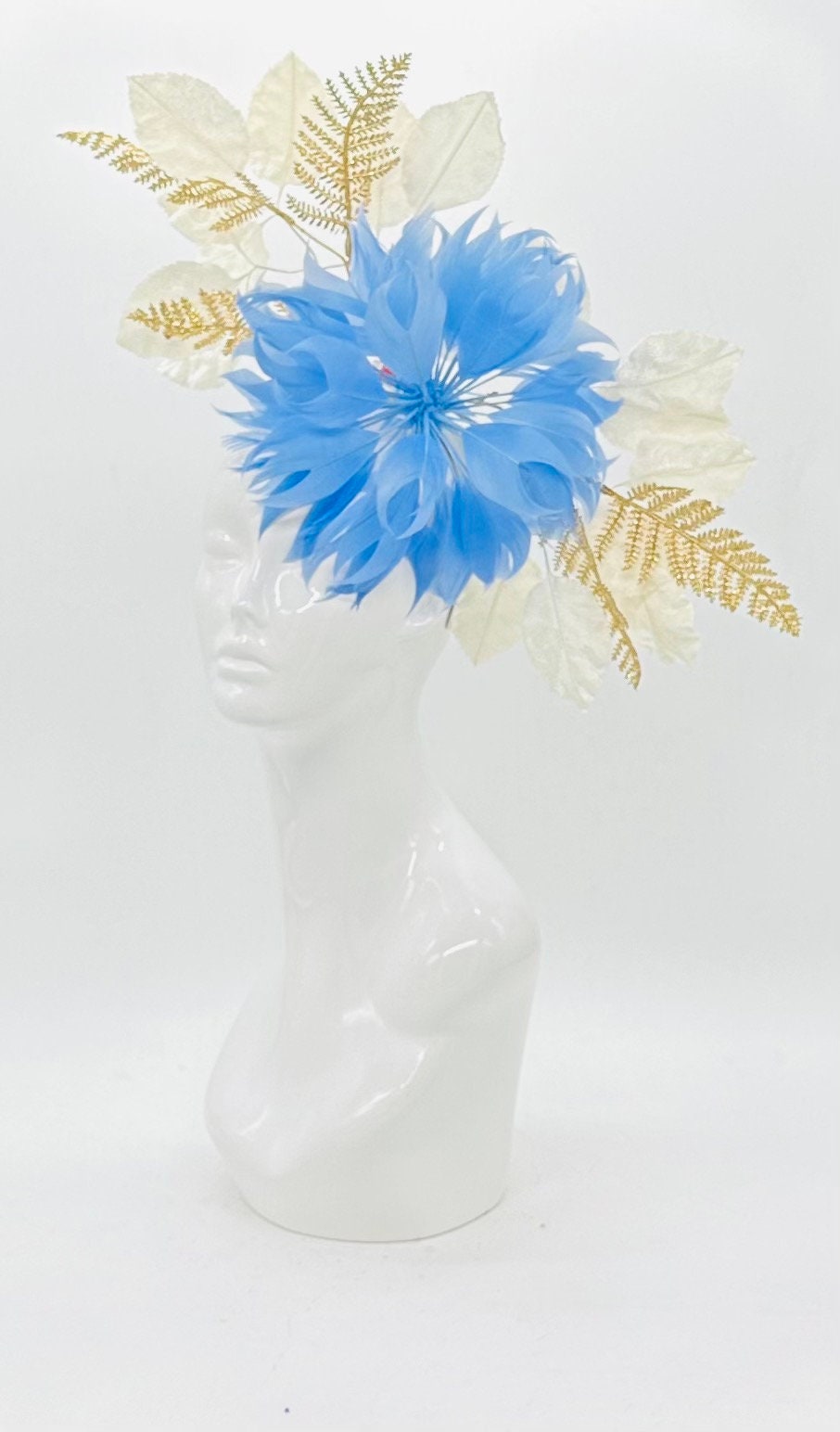 gold Kentucky Derby Fascinator (GOLD LINE)