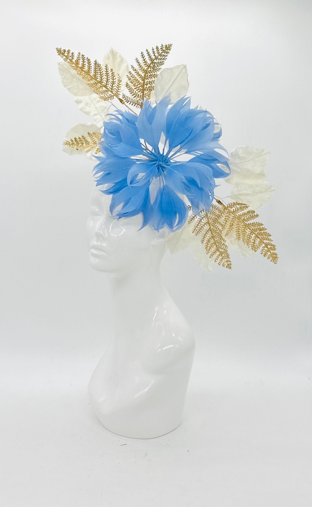gold Kentucky Derby Fascinator (GOLD LINE)