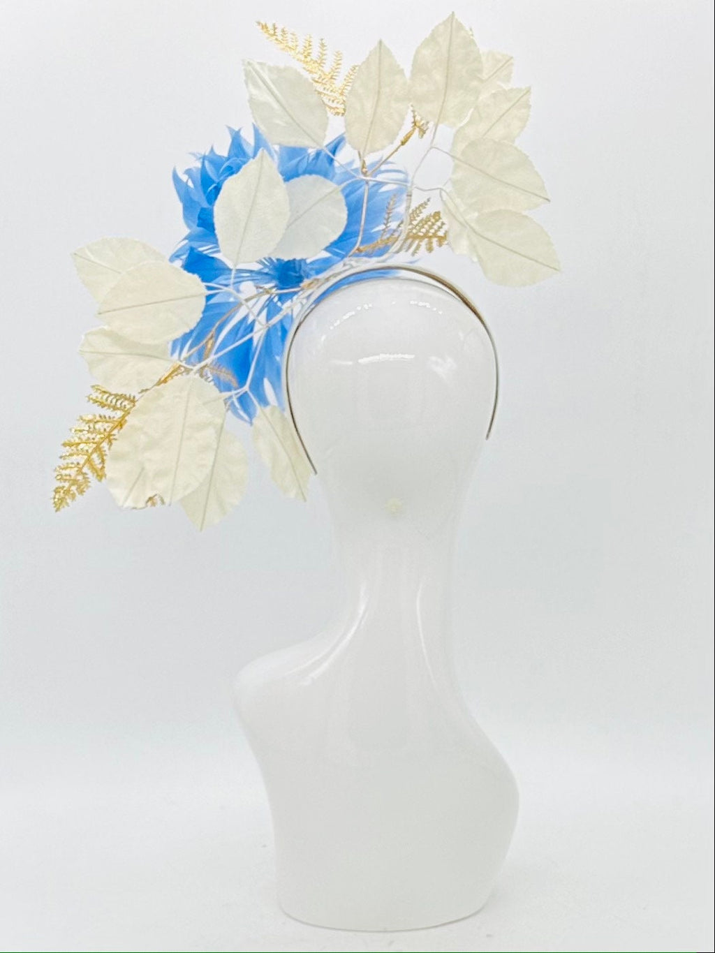 gold Kentucky Derby Fascinator (GOLD LINE)