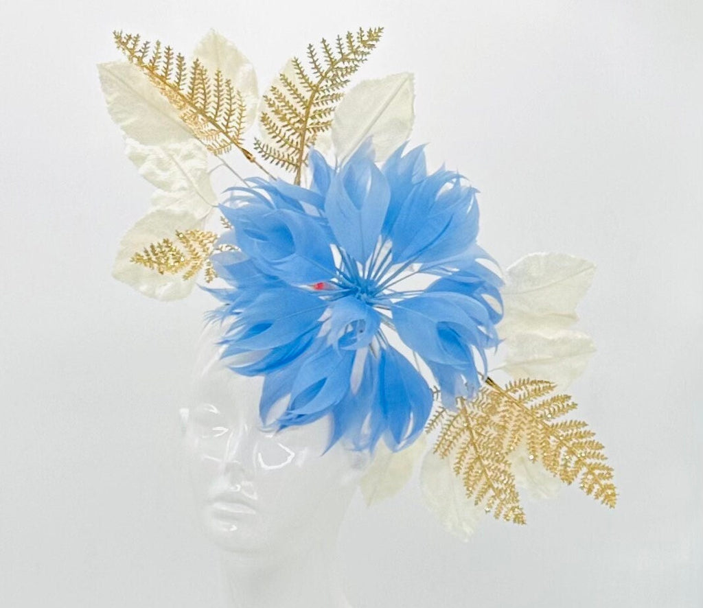 gold Kentucky Derby Fascinator (GOLD LINE)