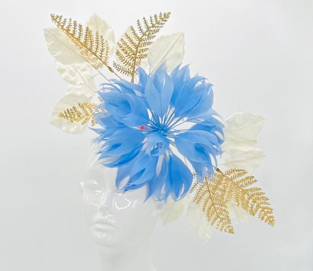 gold Kentucky Derby Fascinator (GOLD LINE)