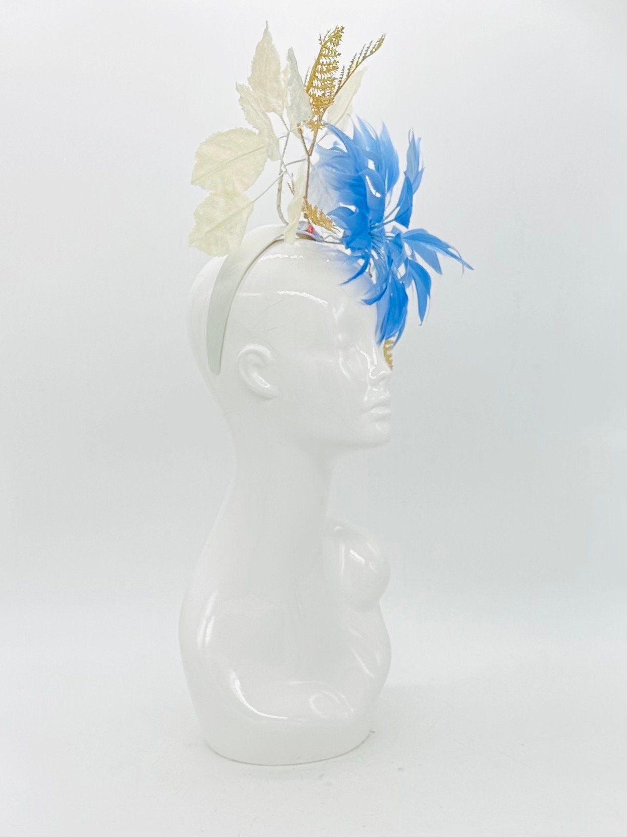 gold Kentucky Derby Fascinator (GOLD LINE)