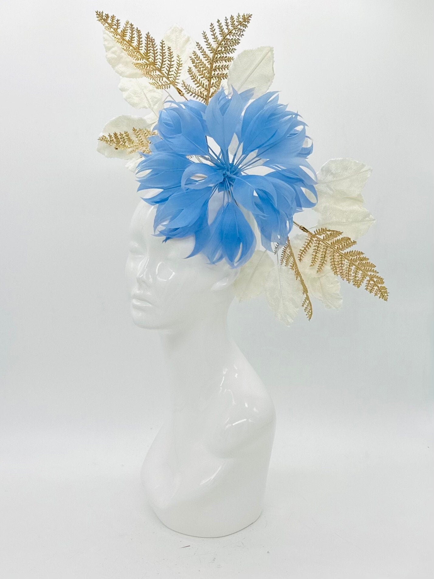 gold Kentucky Derby Fascinator (GOLD LINE)